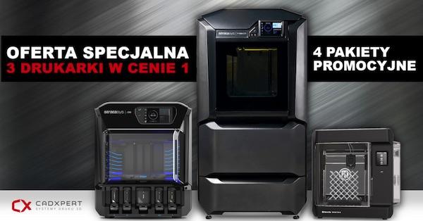 Trzy drukarki w cenie jednej - specjalna oferta CadXpert