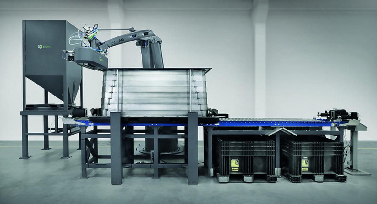 Nowa drukarka 3D do piasku ExOne S-Max Flex