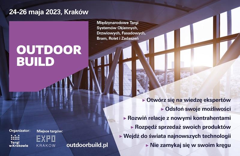 OUTDOOR BUILD - targi dla branży stolarki okiennej