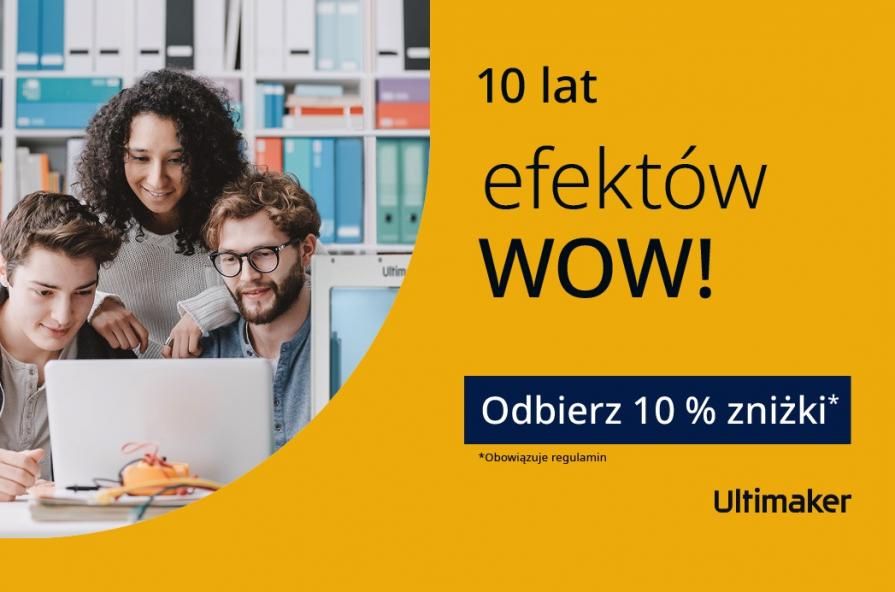 10 lat od sprzedaży pierwszej drukarki Ultimaker