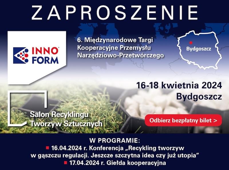 Odbierz bezpłatny bilet na Targi INNOFORM® 2024